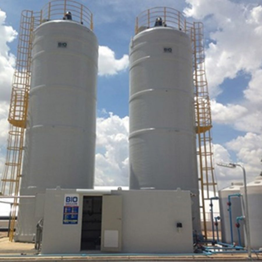 Anlage Biogas Entschwefelung calorplast-waermetechnik